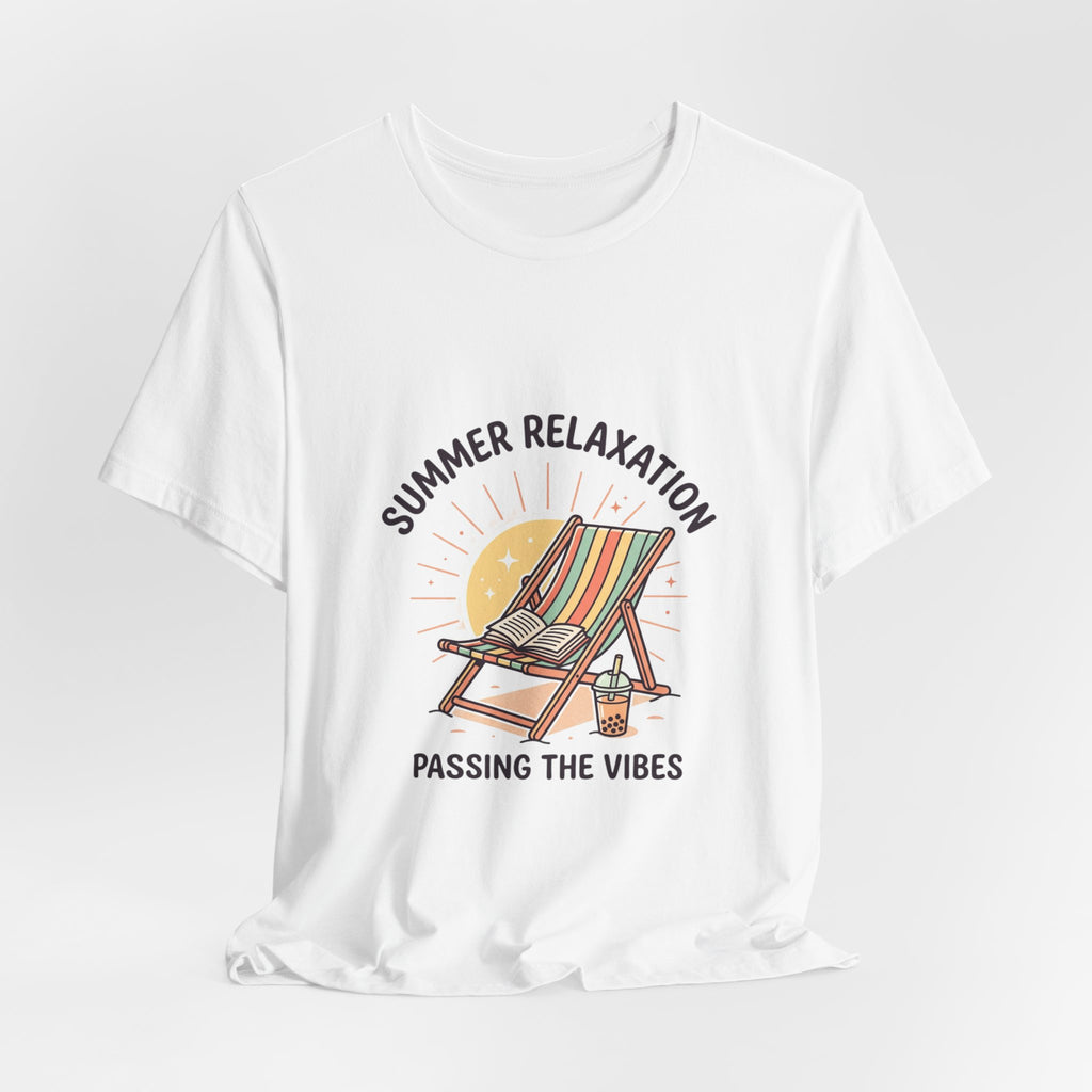 Summer Relaxation Deck Chair Tee | summer aesthetic, coastal vibes