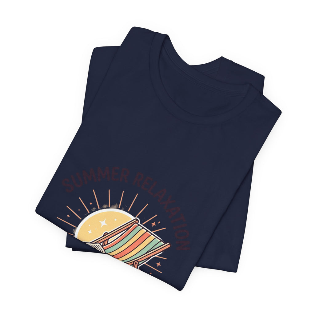 Summer Relaxation Deck Chair Tee | summer aesthetic, coastal vibes