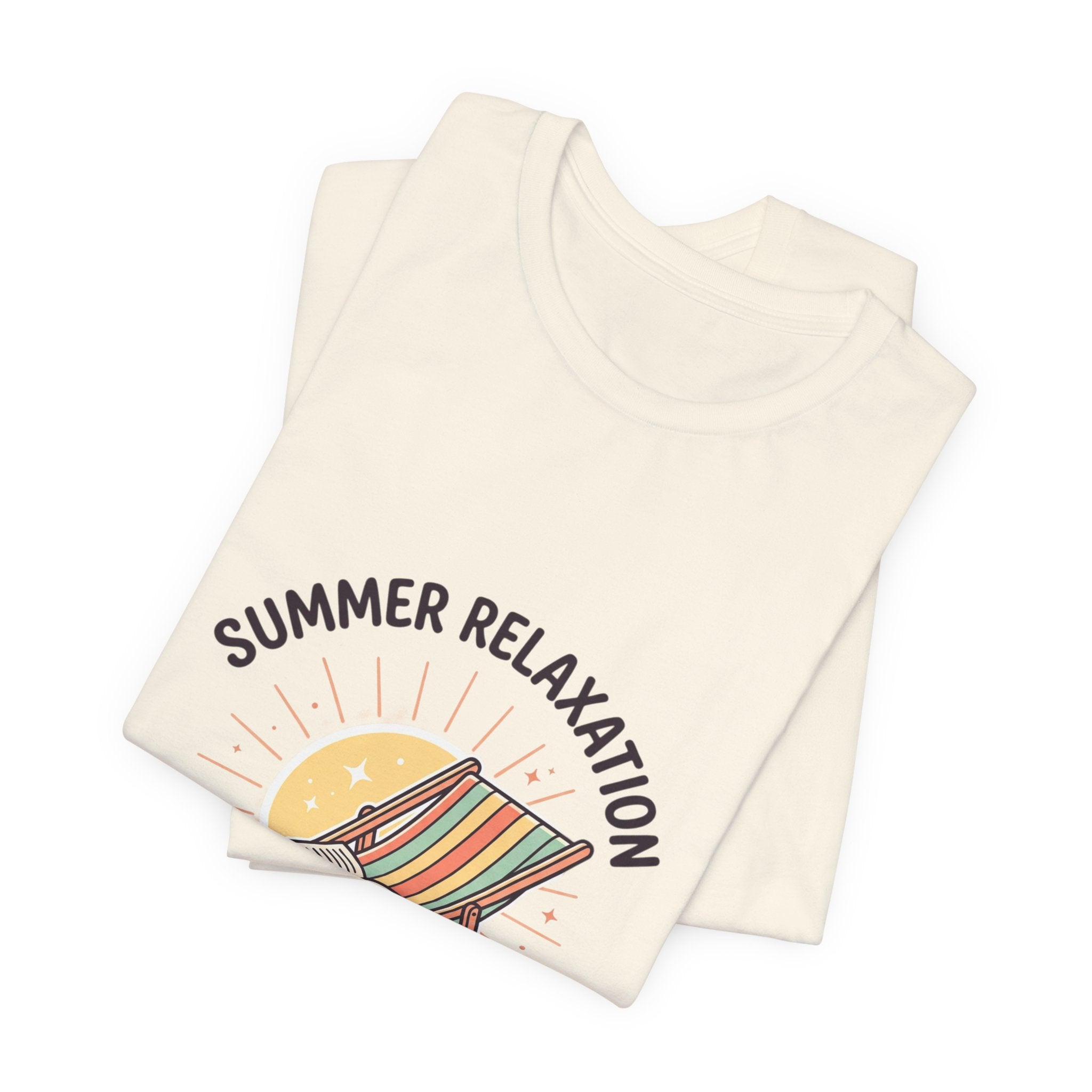 Summer Relaxation Deck Chair Tee | summer aesthetic, coastal vibes