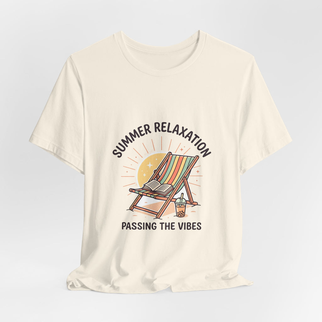 Summer Relaxation Deck Chair Tee | summer aesthetic, coastal vibes