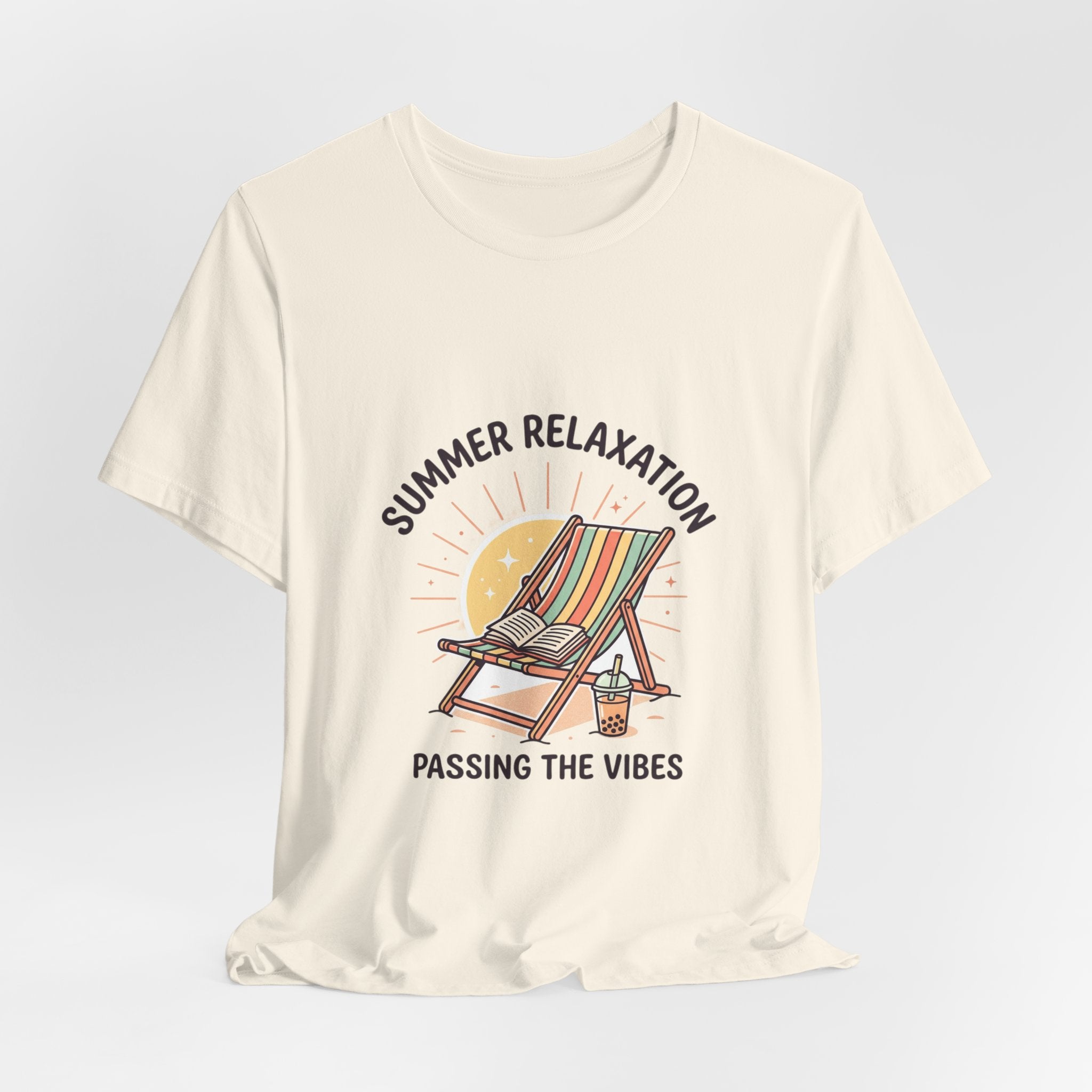 Summer Relaxation Deck Chair Tee | summer aesthetic, coastal vibes