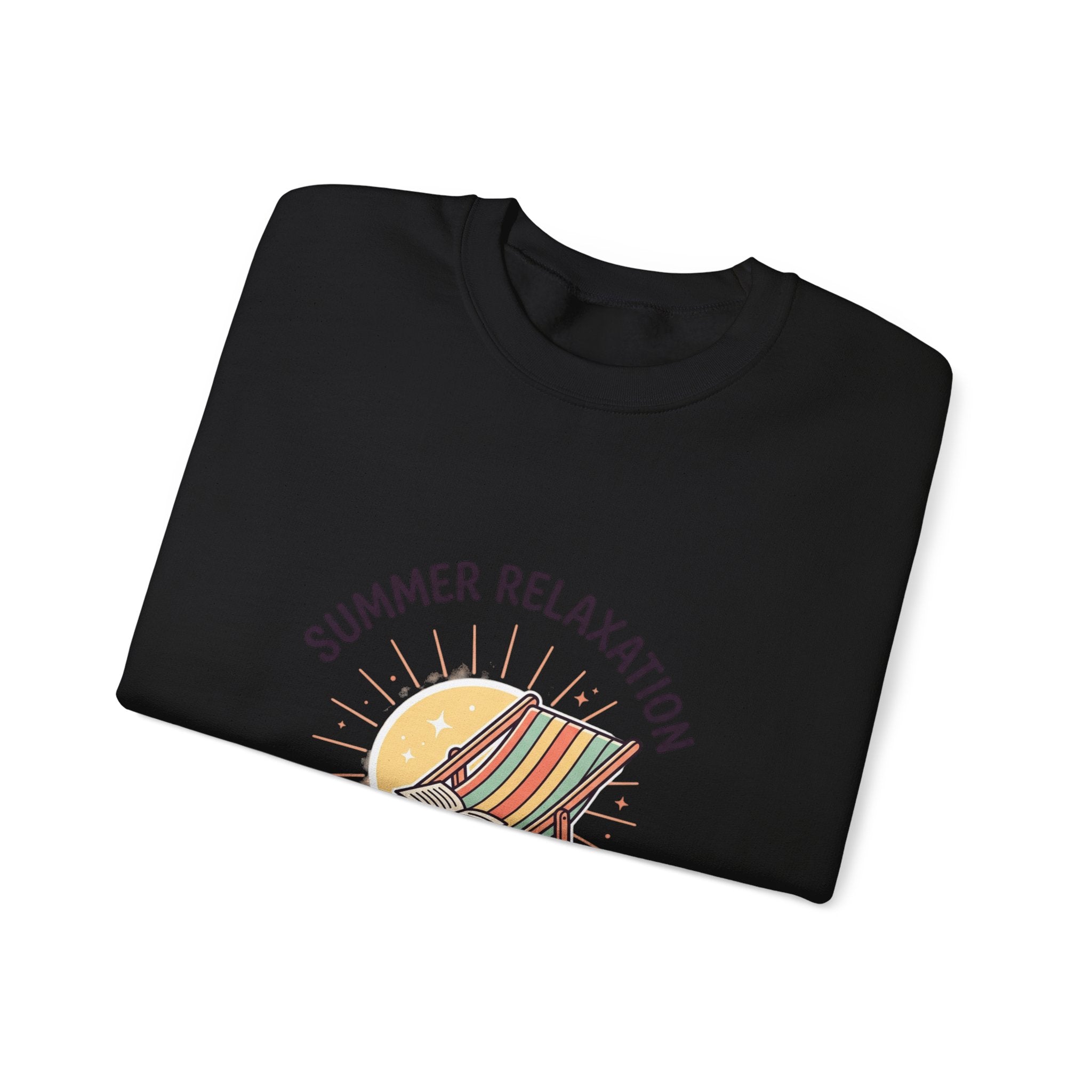Summer Relaxation Deck Chair Sweatshirt | summer aesthetic, coastal vibes