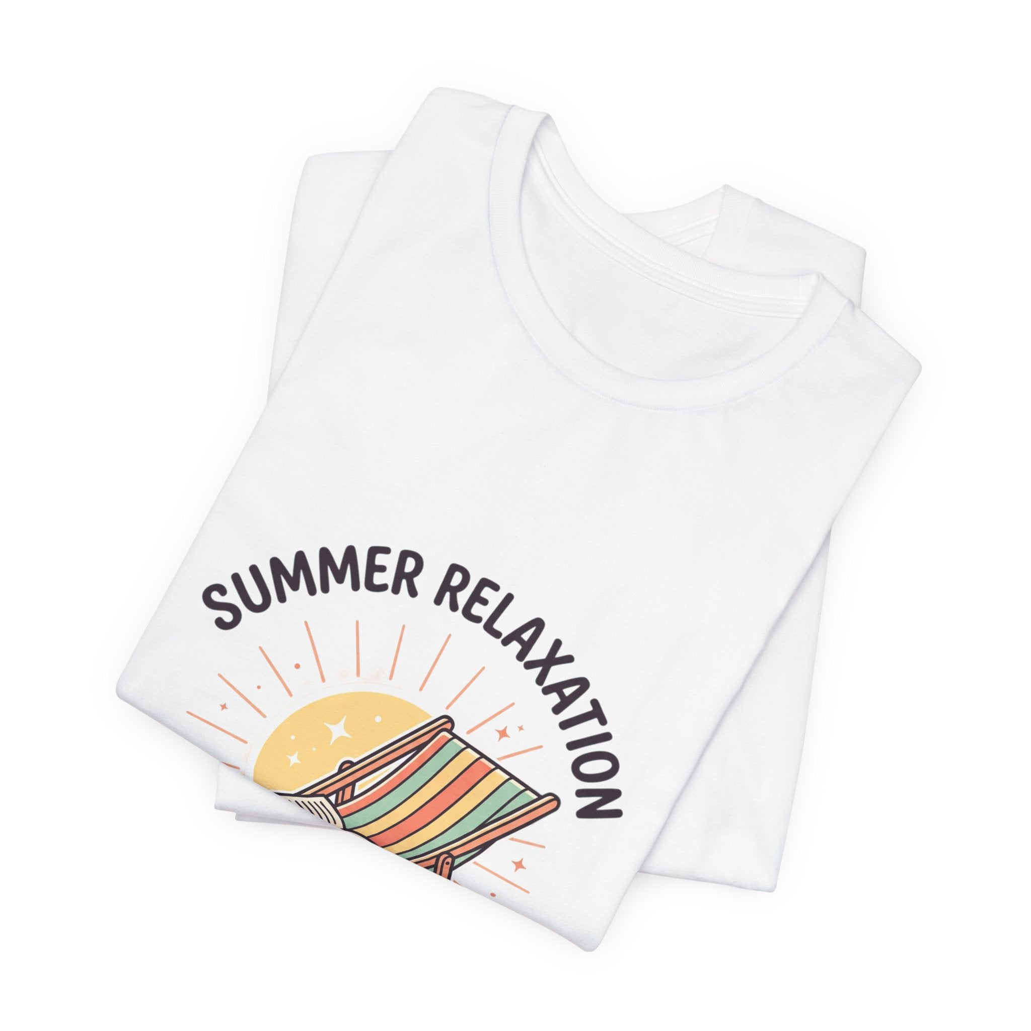 Summer Relaxation Deck Chair Tee | summer aesthetic, coastal vibes