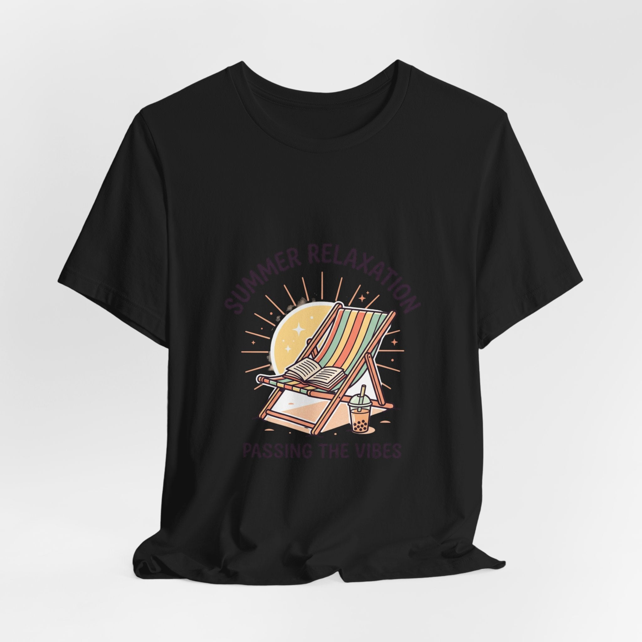 Summer Relaxation Deck Chair Tee | summer aesthetic, coastal vibes