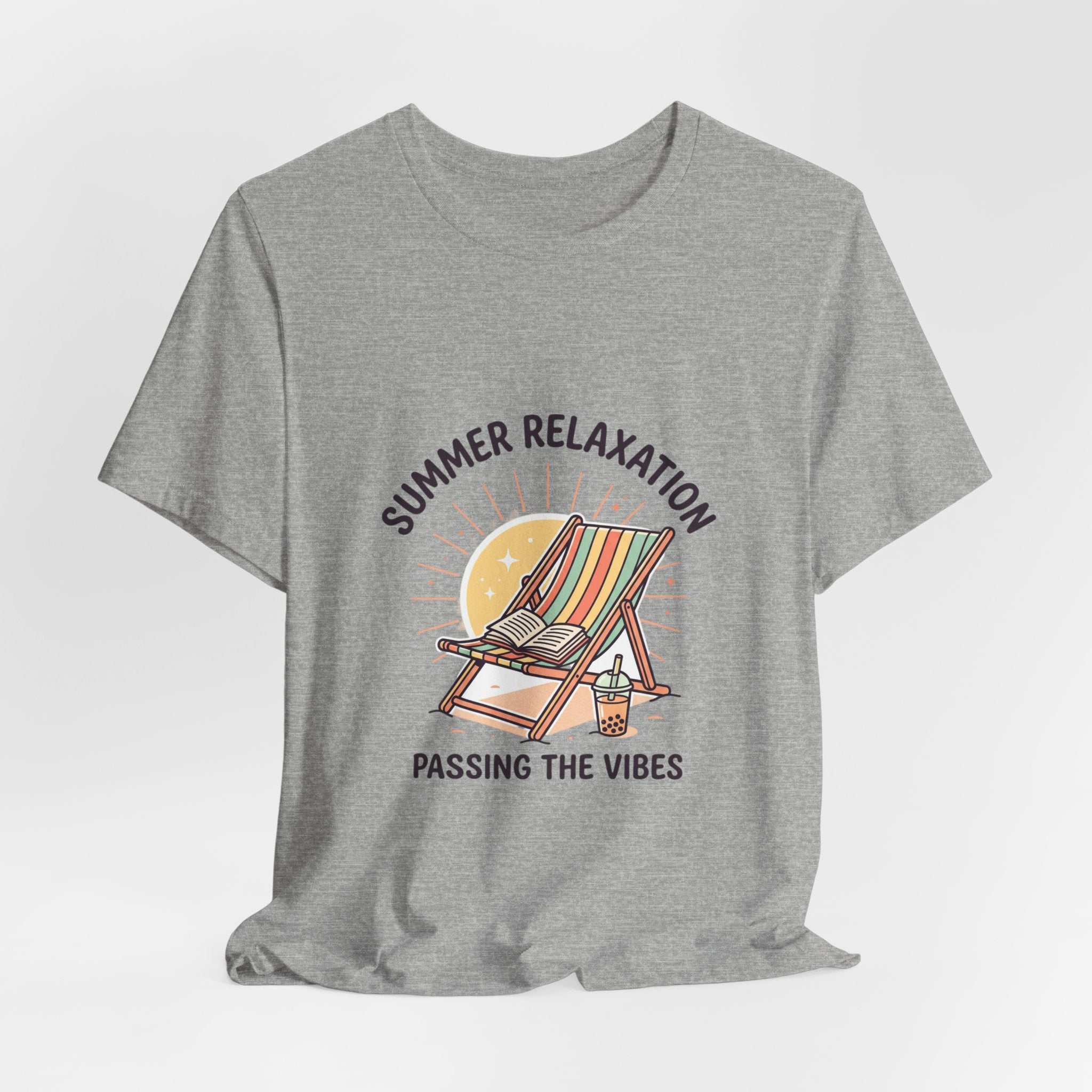 Summer Relaxation Deck Chair Tee | summer aesthetic, coastal vibes