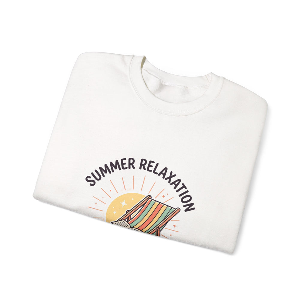 Summer Relaxation Deck Chair Sweatshirt | summer aesthetic, coastal vibes