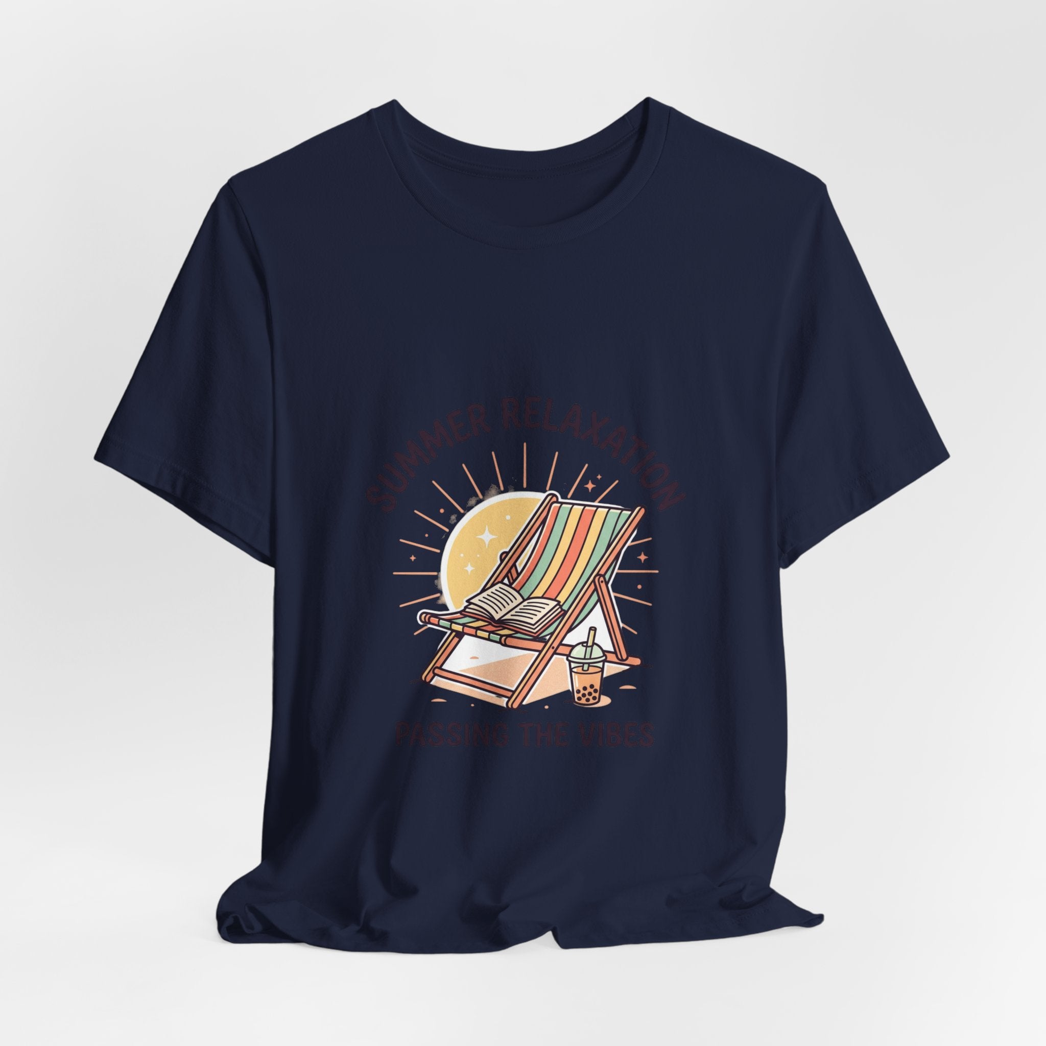 Summer Relaxation Deck Chair Tee | summer aesthetic, coastal vibes