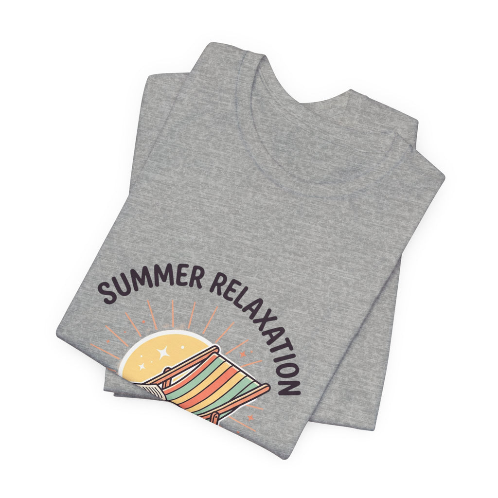 Summer Relaxation Deck Chair Tee | summer aesthetic, coastal vibes